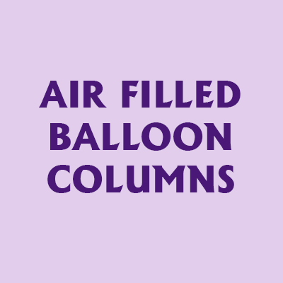 Air Filled Balloon Columns